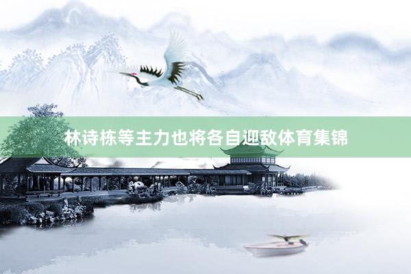 林诗栋等主力也将各自迎敌体育集锦
