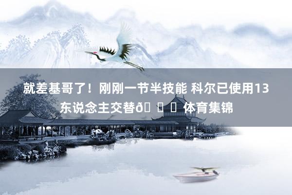 就差基哥了！刚刚一节半技能 科尔已使用13东说念主交替🙃体育集锦