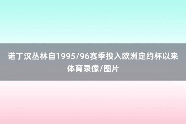 诺丁汉丛林自1995/96赛季投入欧洲定约杯以来体育录像/图片