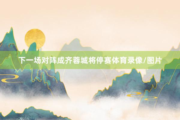 下一场对阵成齐蓉城将停赛体育录像/图片