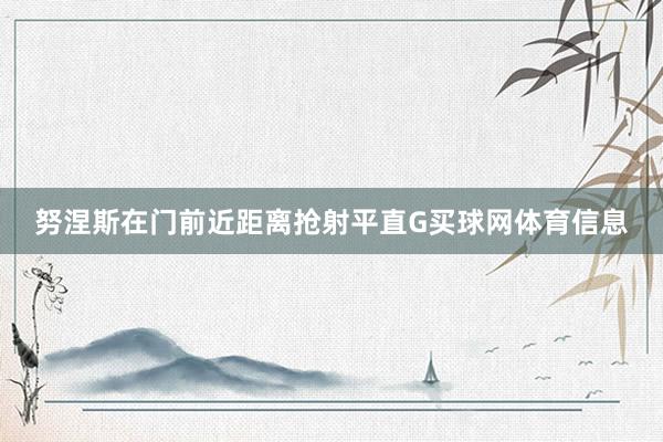 努涅斯在门前近距离抢射平直G买球网体育信息
