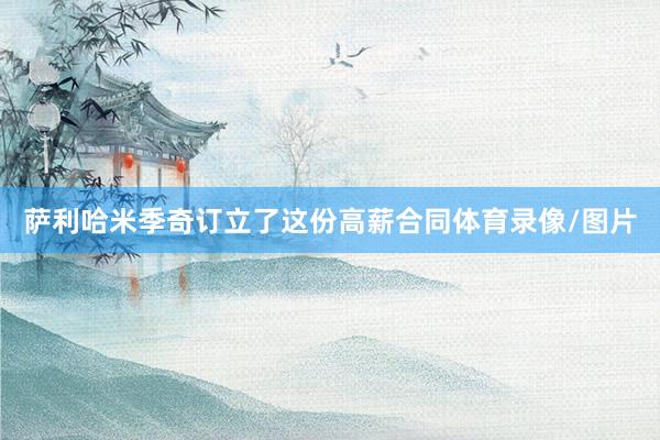 萨利哈米季奇订立了这份高薪合同体育录像/图片