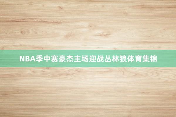 NBA季中赛豪杰主场迎战丛林狼体育集锦