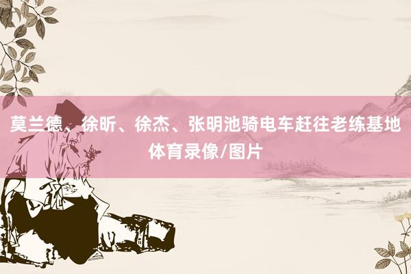 莫兰德、徐昕、徐杰、张明池骑电车赶往老练基地体育录像/图片
