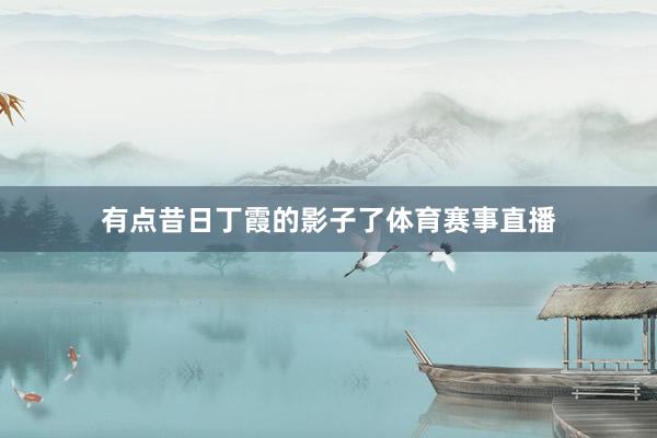 有点昔日丁霞的影子了体育赛事直播