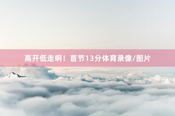 高开低走啊！首节13分体育录像/图片