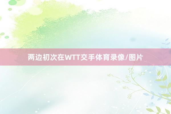 两边初次在WTT交手体育录像/图片